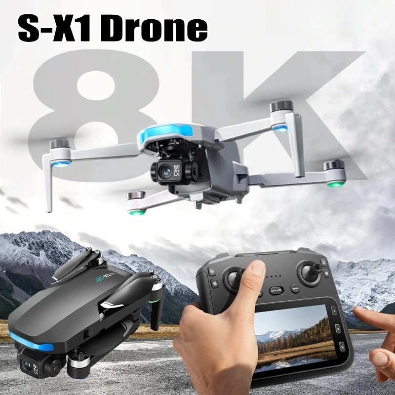 Drone Surveying - オリジナルS-X1ドローン 8K HD プロフェッショナル WIFI 5G