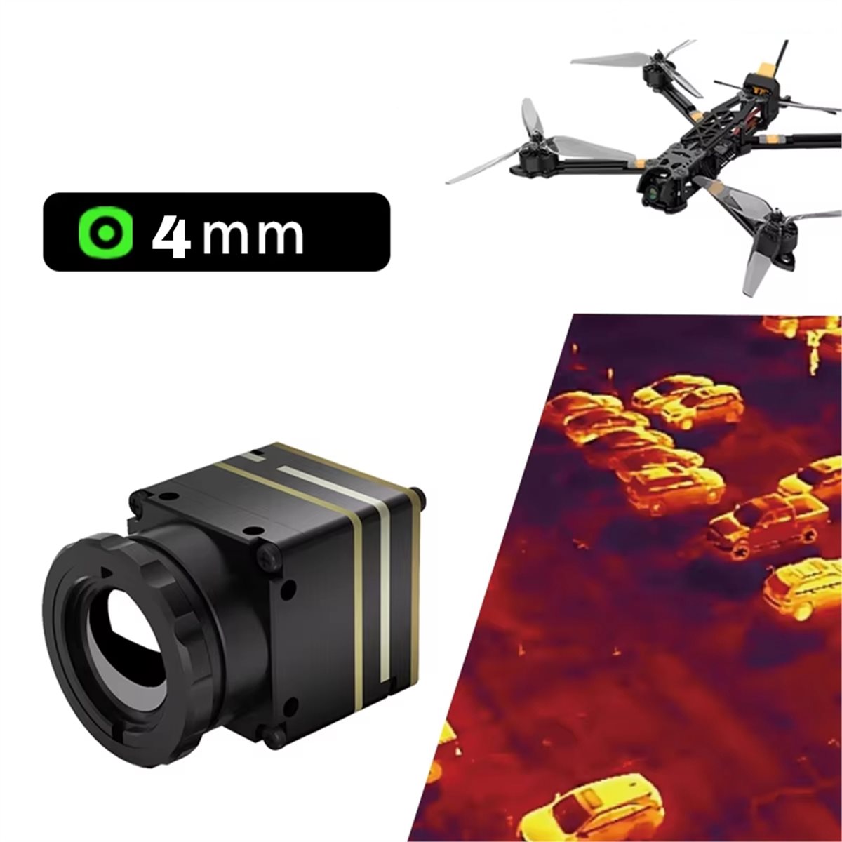 SWXF赤外線サーマルイメージングモジュール高解像度カメラC - Drone Thermal Imaging のレビューと価格