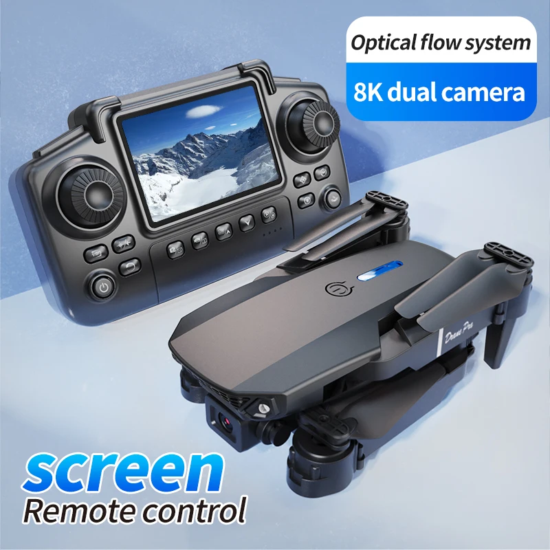 プロフェッショナルE88 PROドローン、スクリーン付き8K - Drone Surveying のレビューと価格