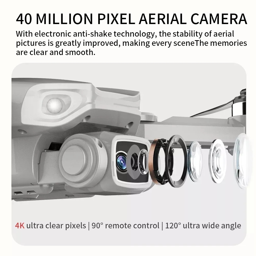 折りたたみ式ブラシレスドローンl900プロ,GPS, 4k, - Drone Aerial Photography のレビューと価格