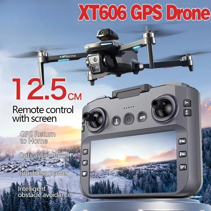オリジナルXT606 MAX GPSドローン 4Kプロフェッ - Drone Surveying のレビューと価格