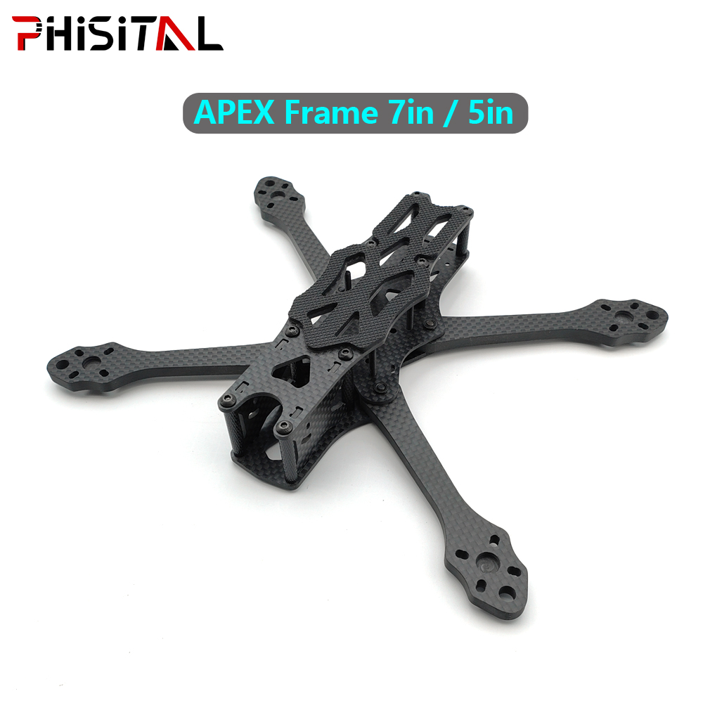 APEXフレーム 7インチ/6インチ/5インチ カーボンファ - Drone Aerial Photography のレビューと価格